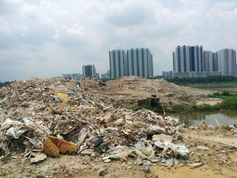 Landfills nearby the city of Petaling-Malaysia